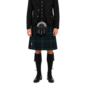 Black Tweed Kilt Outfit Package